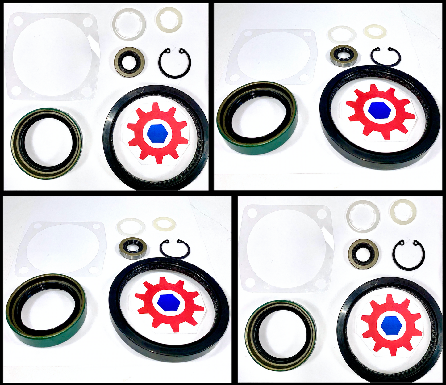 *4 Kits* Reseal / Gasket for CTIS Geared Knuckle Hubs ; Mil. Hummer ; 5745692