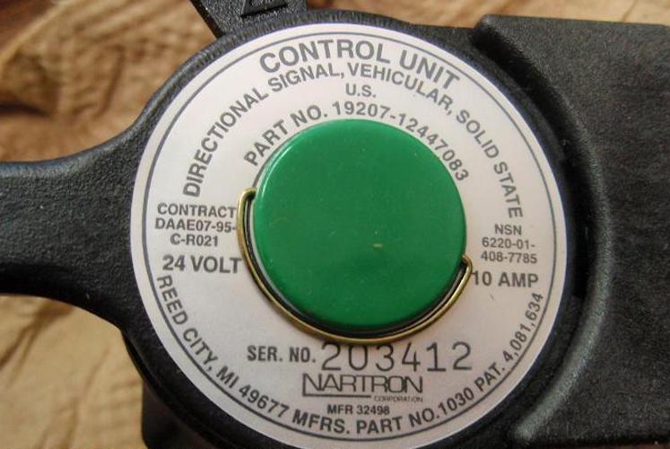 Directional Switch with Canceling Ring; Hummer M998 ; 2540-01-431-1338 57K5222