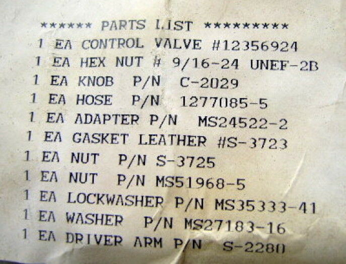 WIPER MOTOR PARTS KIT ; M939 5-TON ; 2540-01-303-0600 5705690 11669618-1