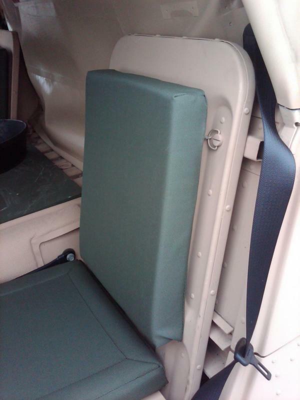 1 each SEAT-BACK RH or LH w/Cable&Studs; HUMMER ; 12340051 5585117 2540011883229