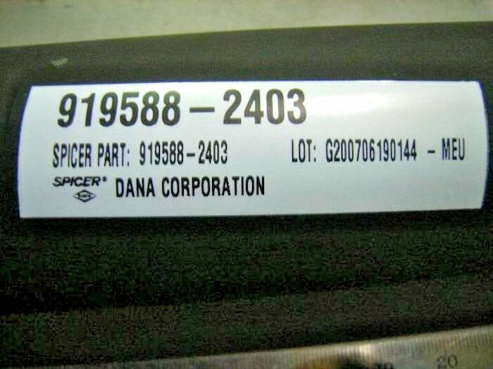 DRIVESHAFT w/U-JOINT REAR 10K ; Hummer Humvee ; 12447113-1 919588-2403 6007749