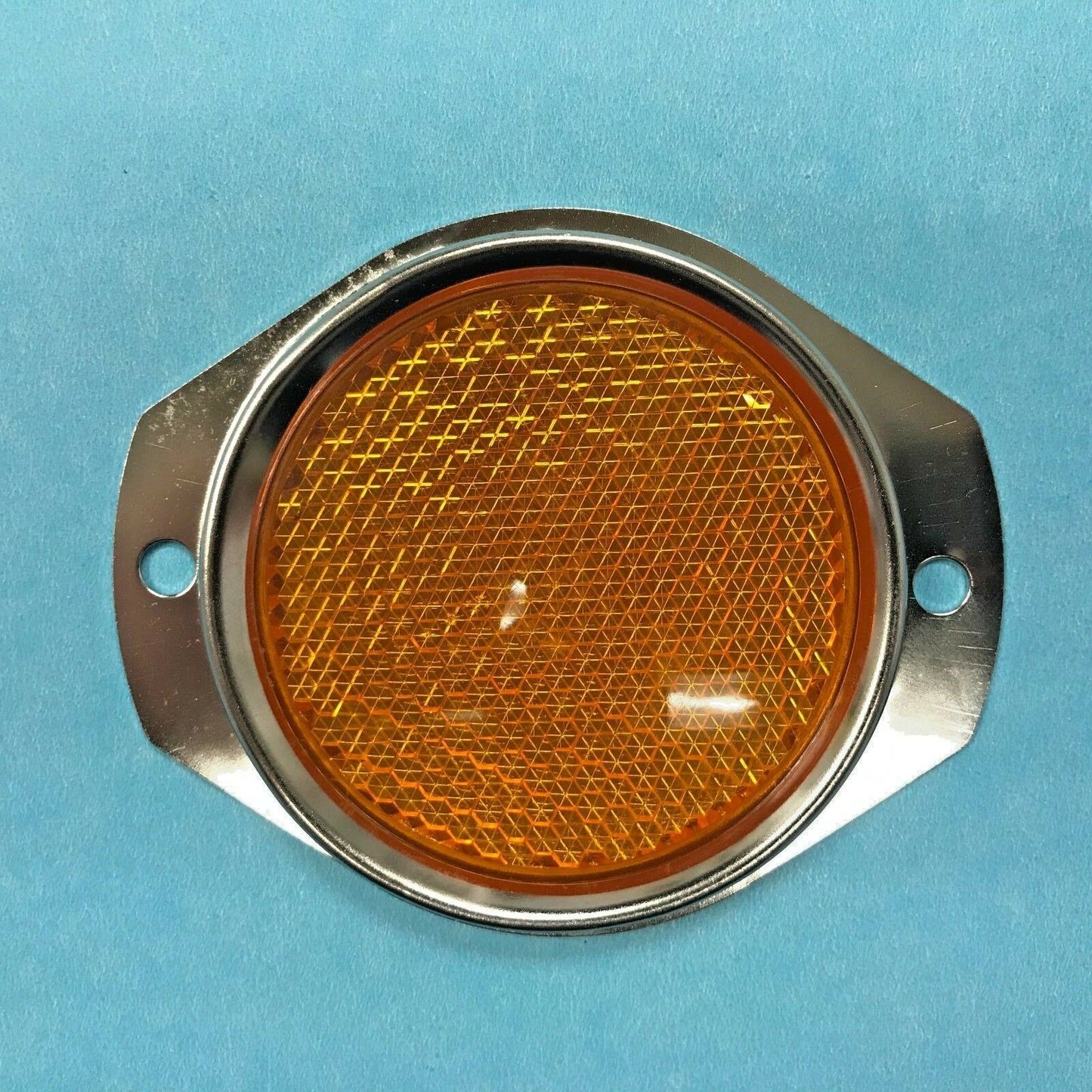 4 each - Reflectors - AMBER ; MIL. HUMMER M998 ; 12342500-2 9905-01-485-2102