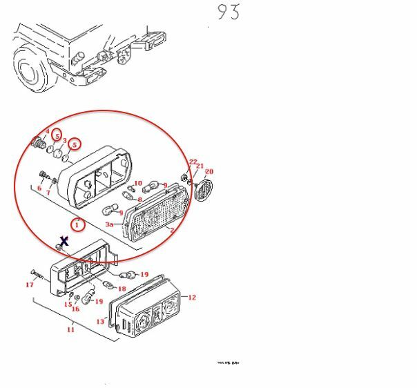 HD Military Tail Light ; Hella ; HEMT T ; 6220-01-557-5924 R0042822 6220000120