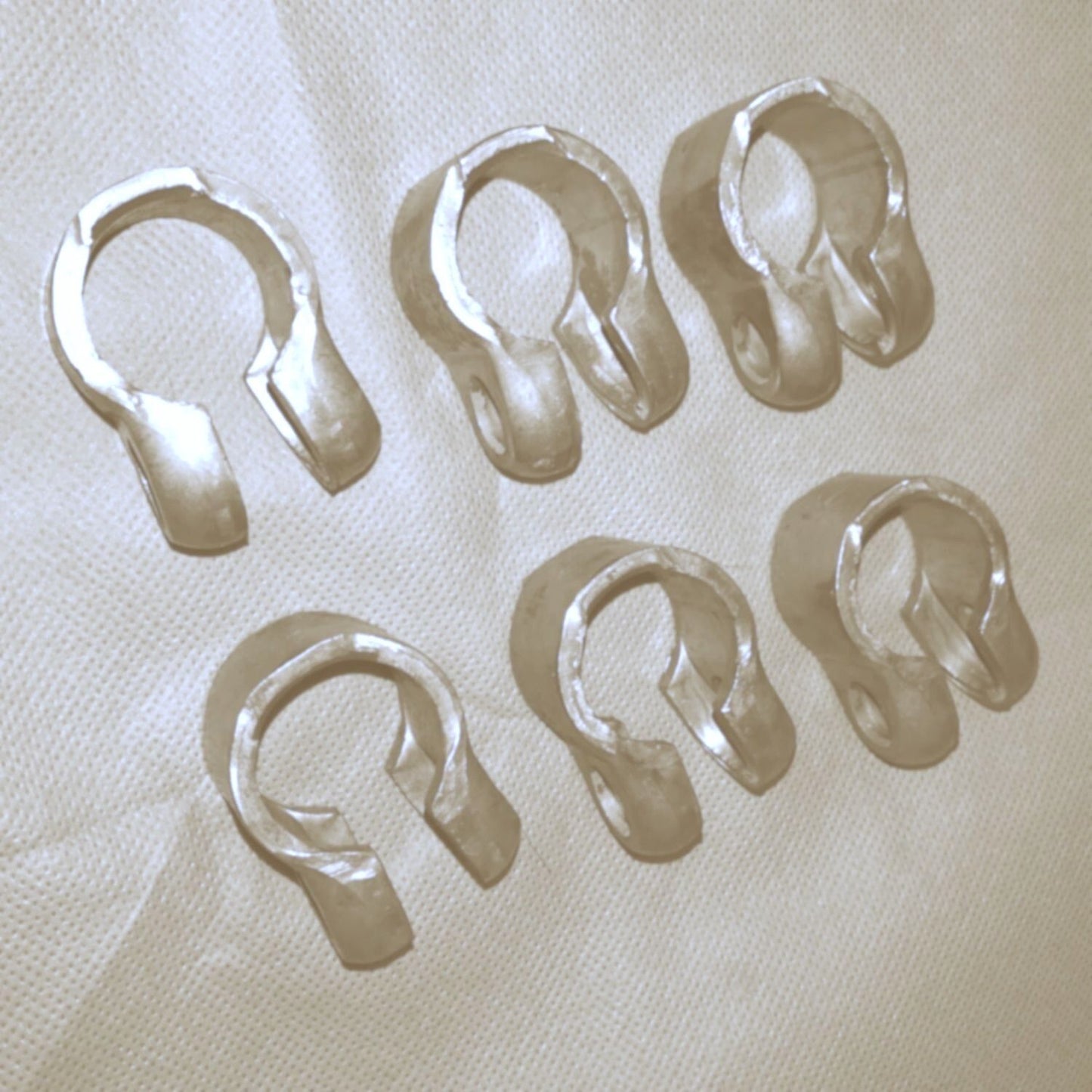 6 each- CLAMP LOOP for T&R Rods ; MIL. HUMMER ; 5340011918161 5740927 12339202