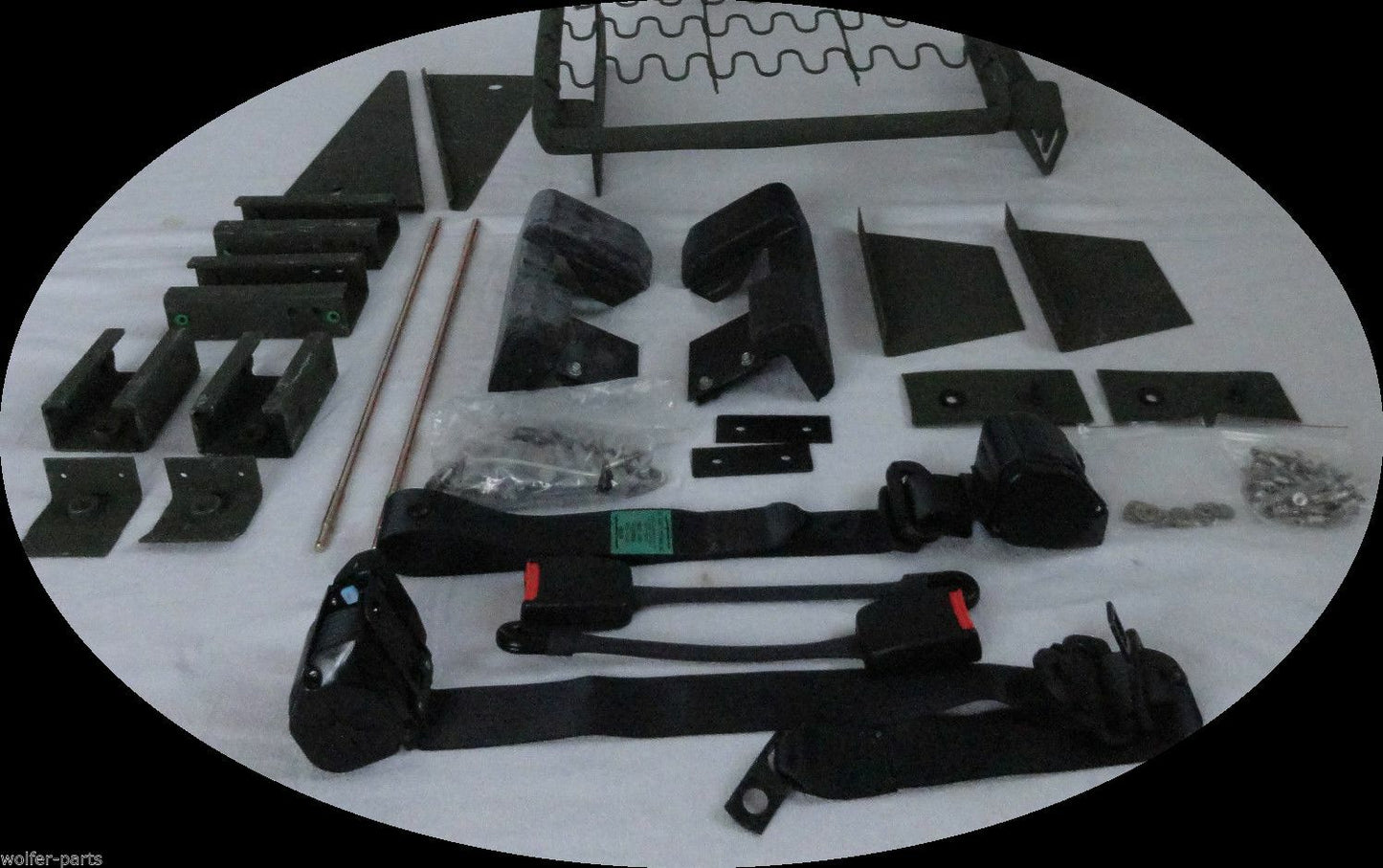Mil. Hummer M998 - 3 POINT SEAT PARTS KIT ; 57K0202 or 2540-01-387-4018