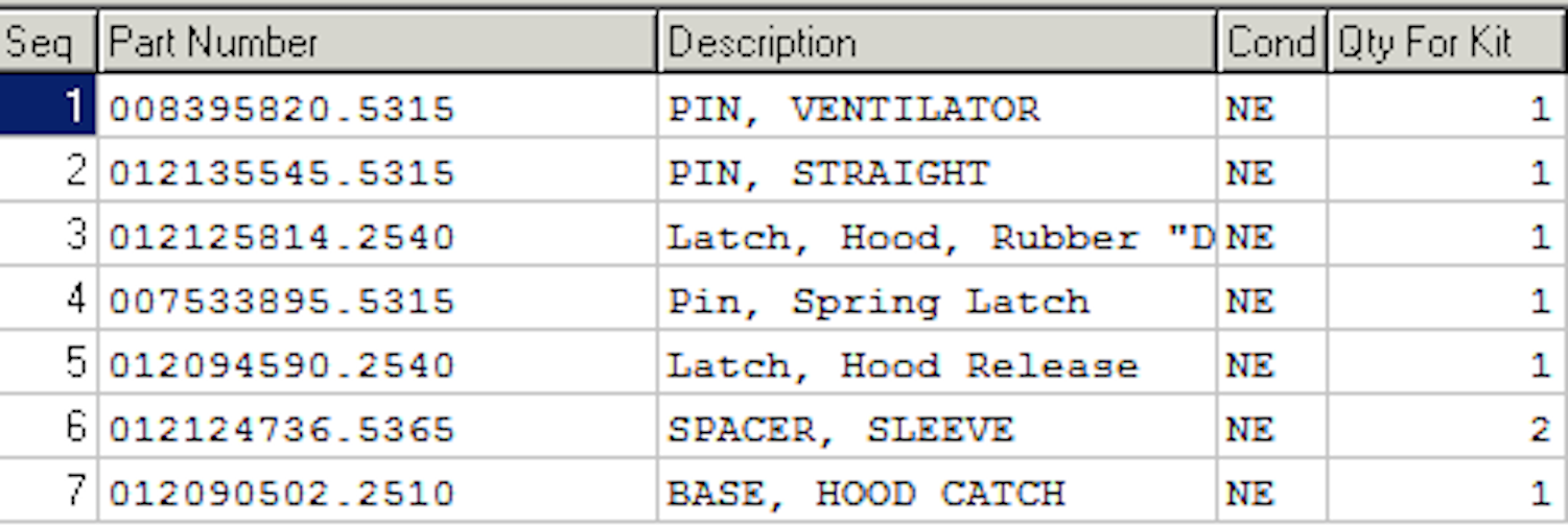 2 each- Hood Latch  TAN ; Mil.  Hummer  H1 ;  12338909  2540-01-185-9530