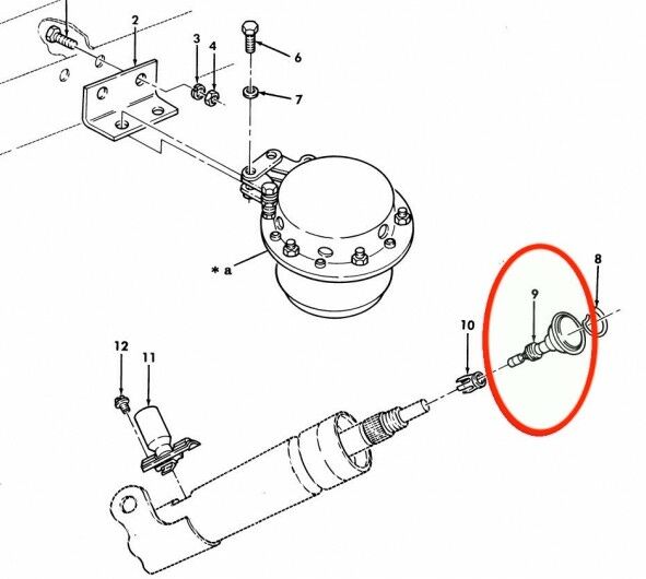 Horn Button Switch ; Hummer M998 ; 2530-01-189-0897  12340074  7000  5568293