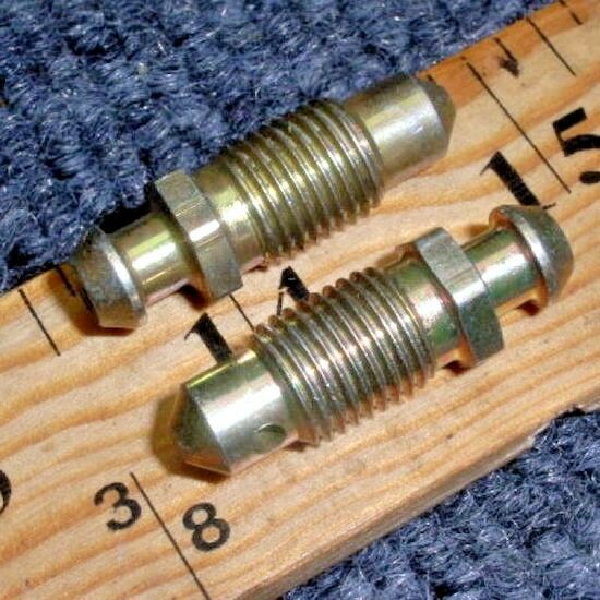 5-each CALIPER BLEEDER SCREWS ; Mil. Hummer ; 5578802 4820-00-340-1405 30686