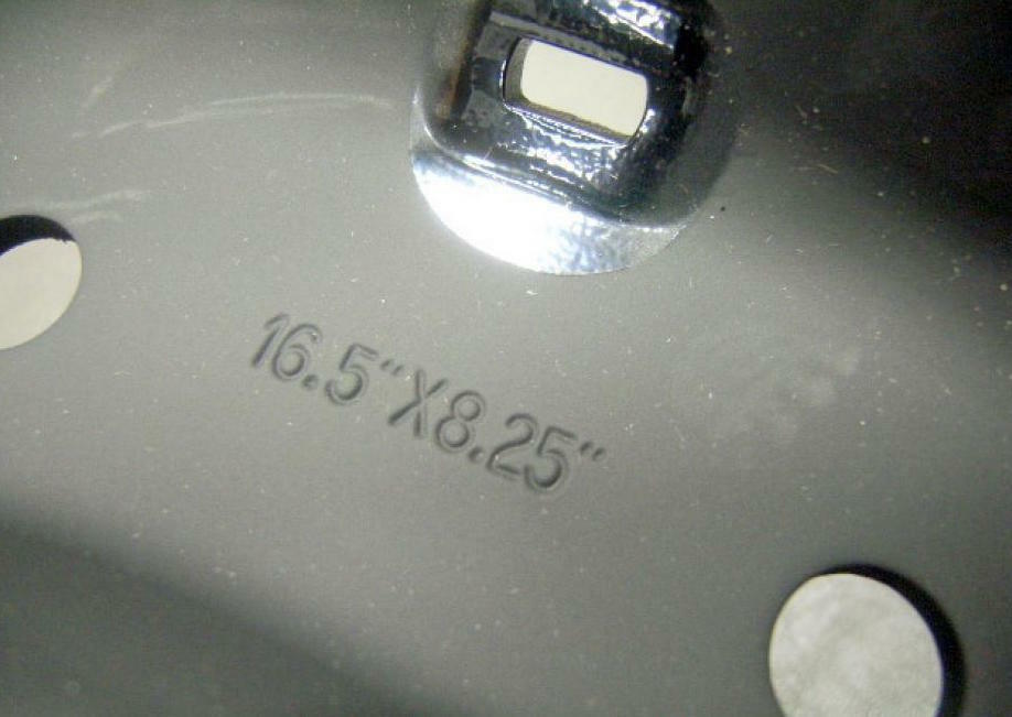 RIM WHEEL , OUTER , 12-BOLT 3850-lb ; Mil. Hummer ; 12460178 2530-01-417-8450