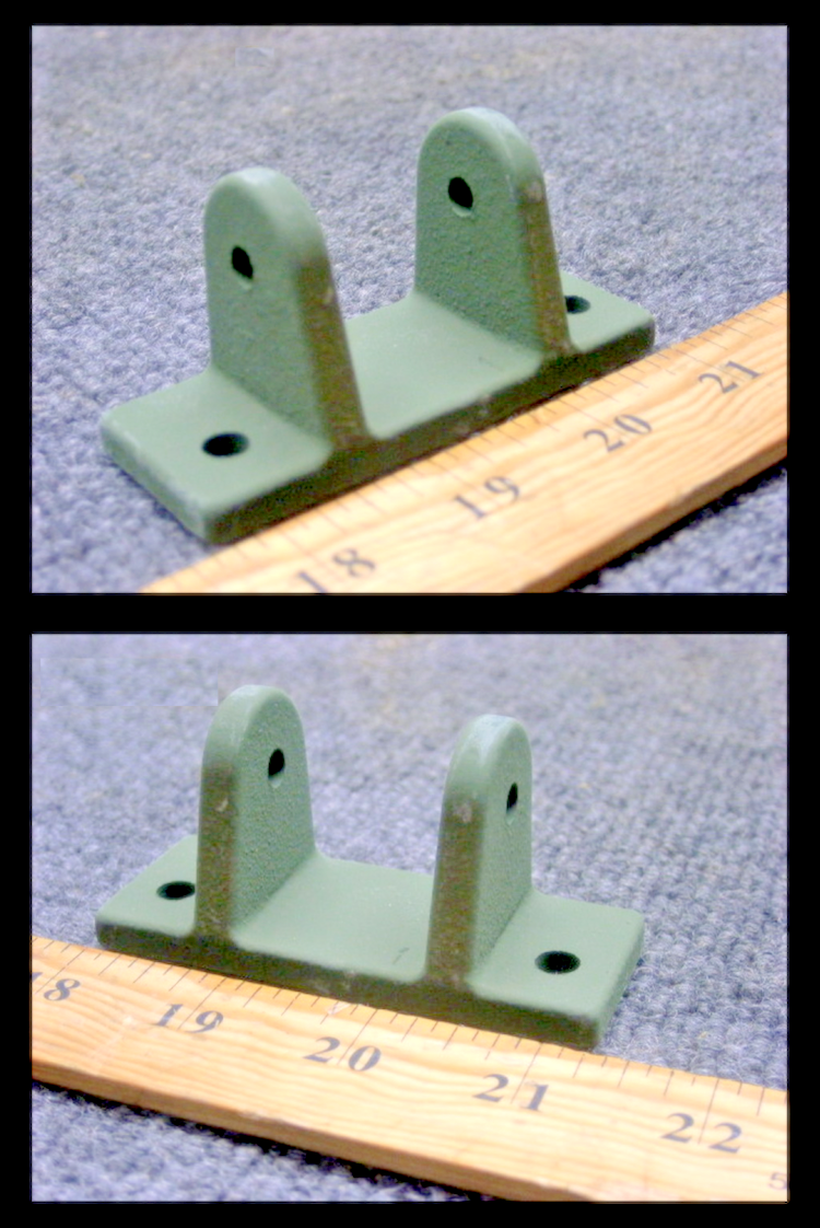 2 each- Hood Latch BASE ; Mil. Hummer H1 ; 12338880 2540-01-209-0502 6019821