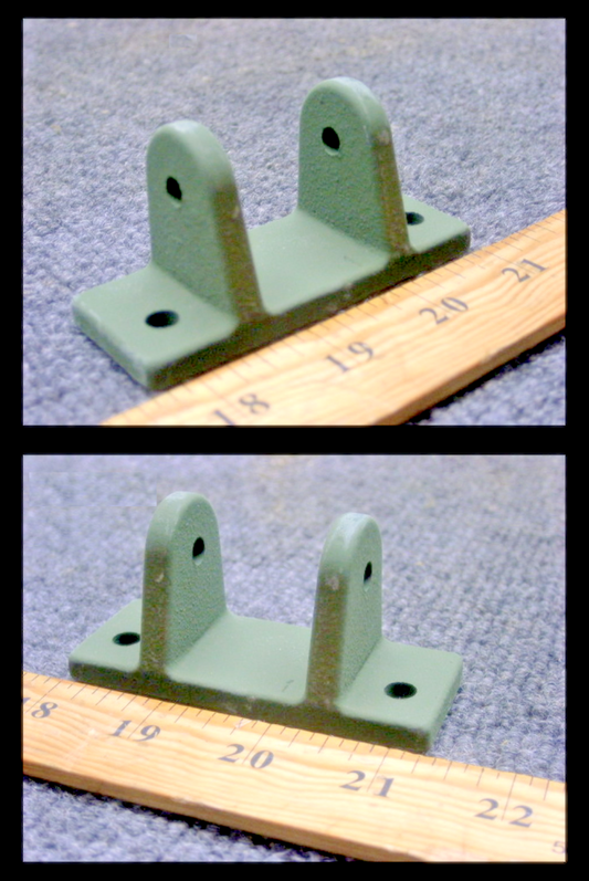 2 each- Hood Latch BASE ; Mil. Hummer H1 ; 12338880  2540-01-209-0502  6019821