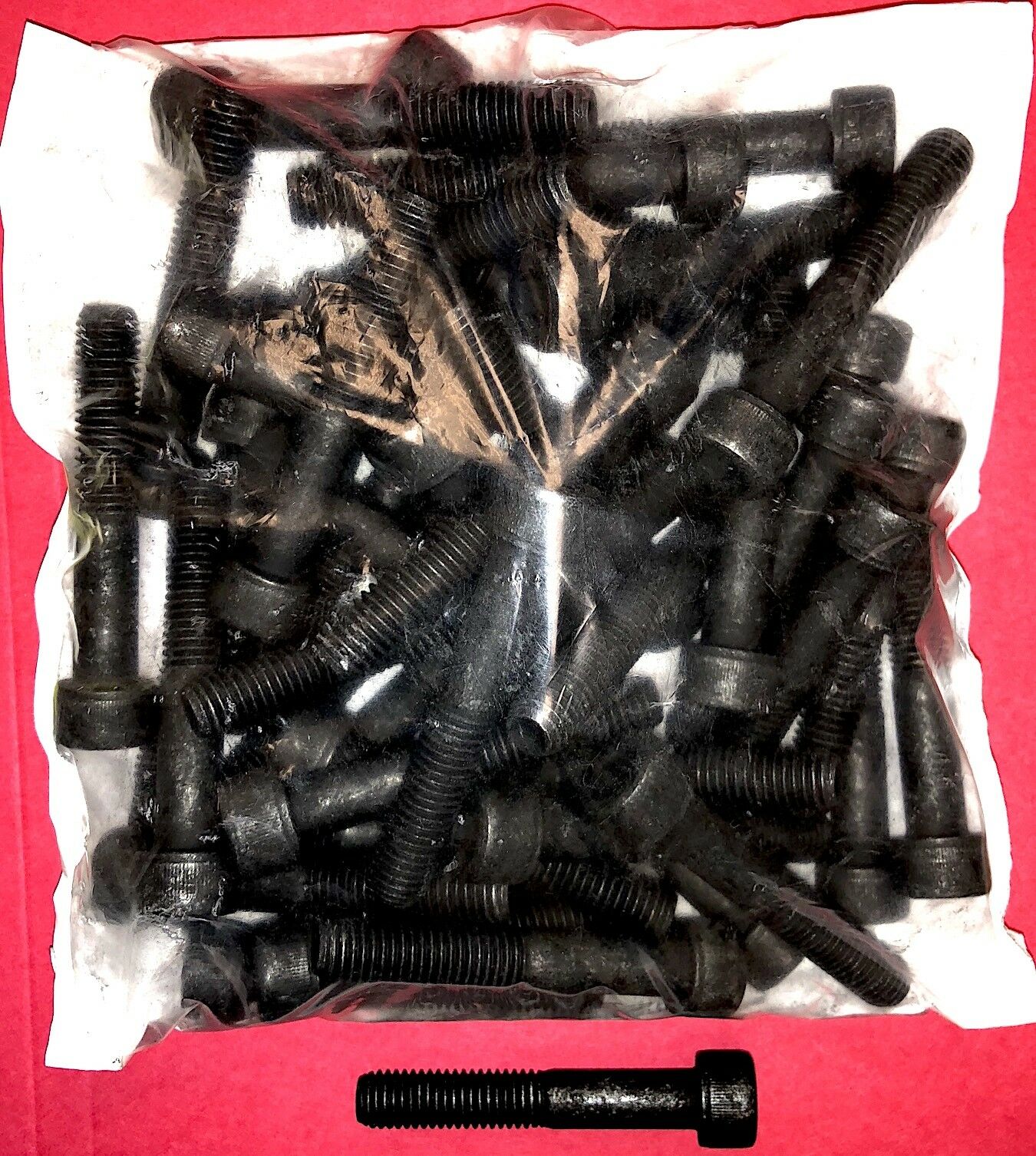 *100 each* Bolts - M10 x 1.5 x 60mm Black Oxide Plated; FMTV M1083 ; 12414475-125