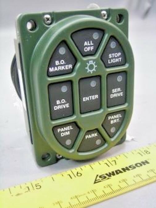 SWITCH , 24V MASTER LIGHT {Button Digital); Common ; 12484558 5930-01-491-9893
