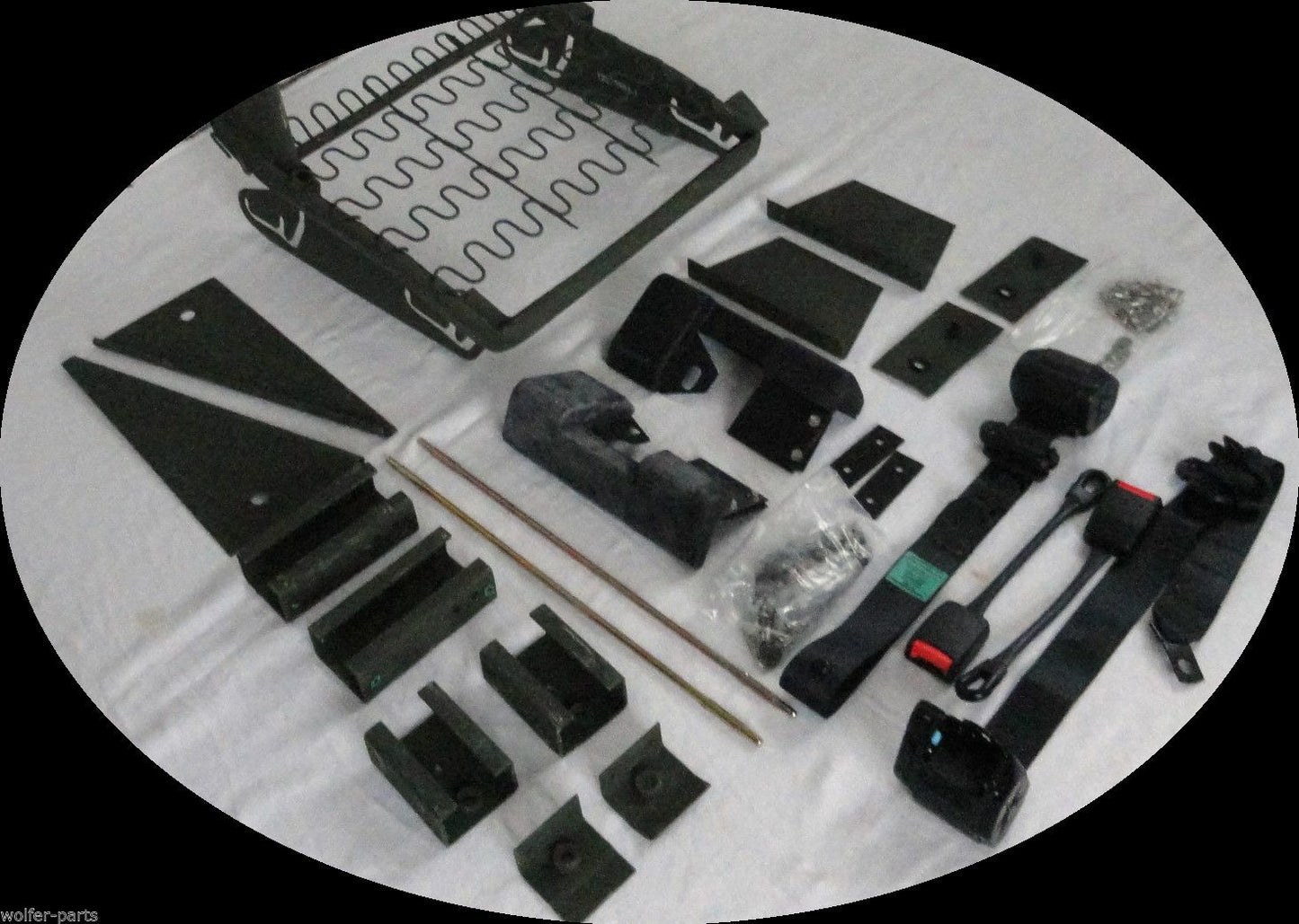 Mil. Hummer M998 - 3 POINT SEAT PARTS KIT ; 57K0202 or 2540-01-387-4018