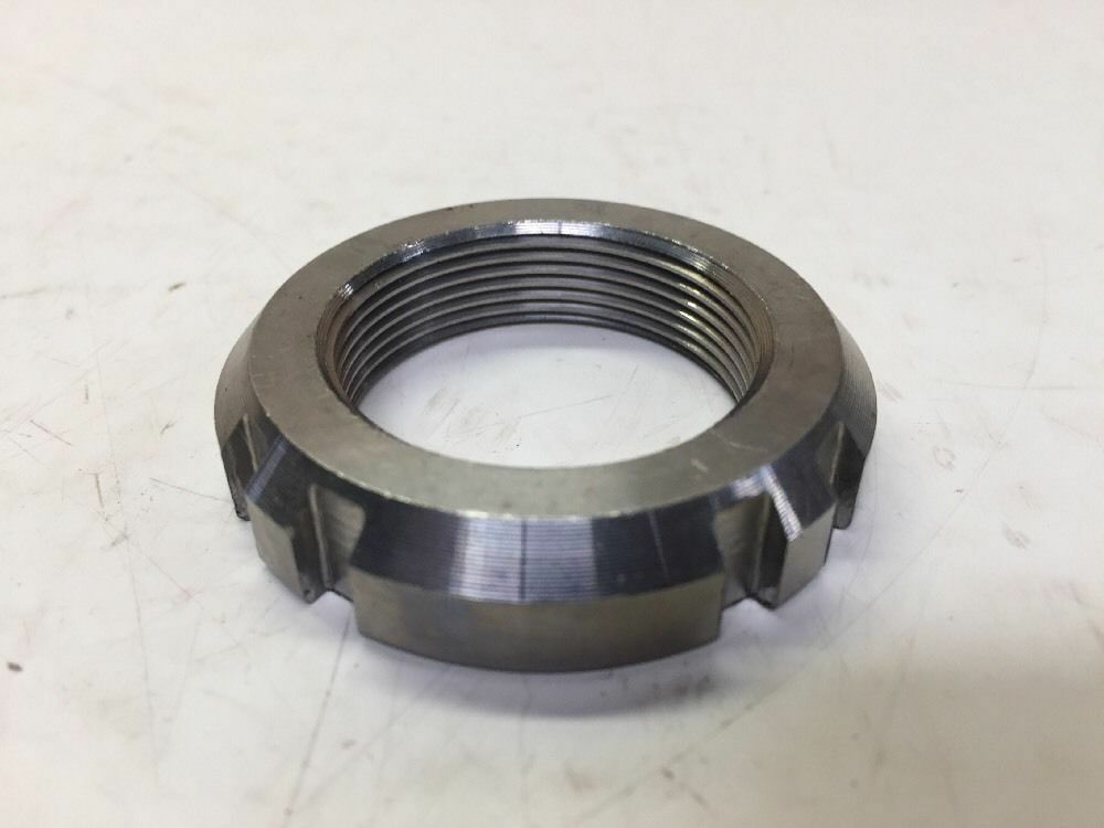 4 each- Nut , Retaining Lock, 8 Slot ; Mil. Hummer ; 2530-01-382-5031 12342680