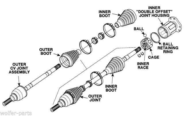 *Brand NEW HalfShaft , 1 each - Rear; 12342974-1 ; Hummer 10K - US Govt. Approved