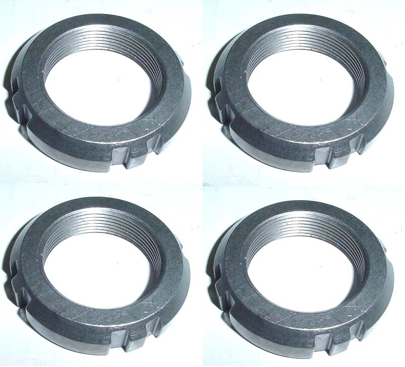 4 each- Nut , Retaining Lock, 8 Slot ; Mil. Hummer ; 2530-01-382-5031 12342680