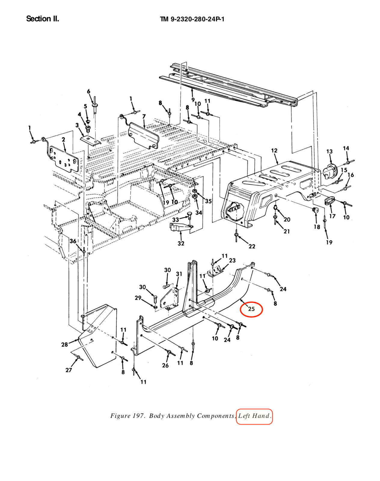 Rocker Panel, LH Outer Lower; H1 HUMMER ; 2510013357799 12339698-3 5575502