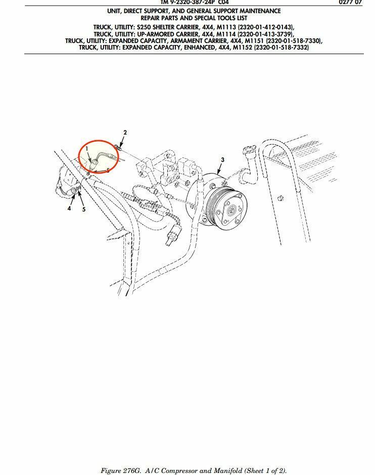 SWITCH, AC LOW PRESSURE OEM ; Hummer M1114 ; 5930-01-536-3012 6015556 4109206