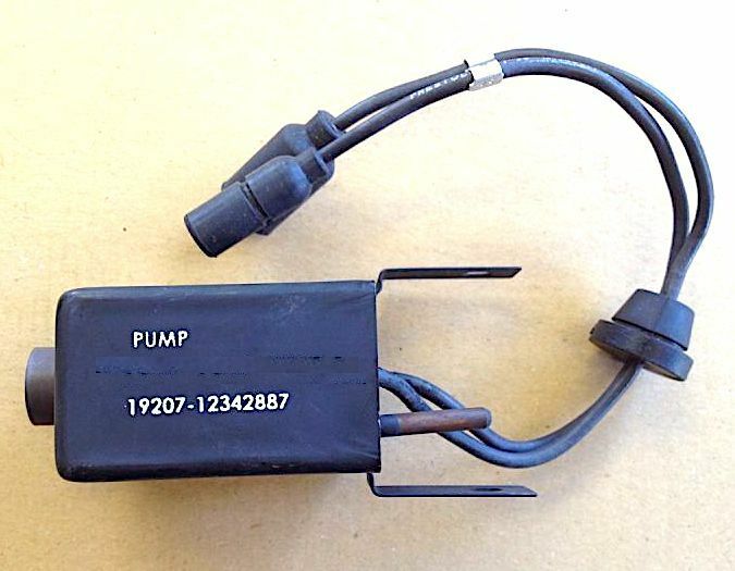 Wiper Washer Pump ; Humvee M1097 M998 ; 2540-01-385-9031 12342887 203500