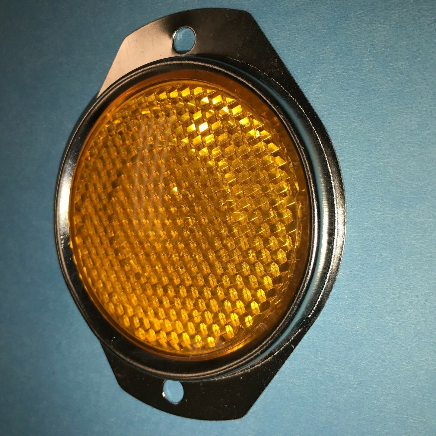 4 each - Reflectors - AMBER ; MIL. HUMMER M998 ; 12342500-2 9905-01-485-2102