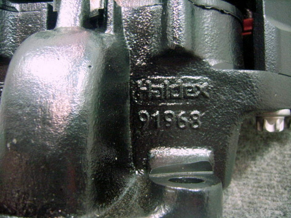 CALIPER , BRAKE (w/ pads) ; Renault - Mordaza , 5001874167 ; HALDEX , 757011020E