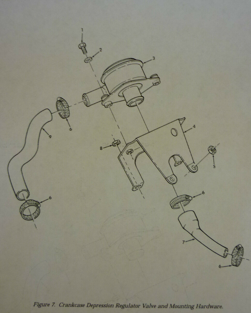Hose , CDR Valve to Air Intake Manifold ; Humvee M998 ; 12339136 LD-1501 5584015