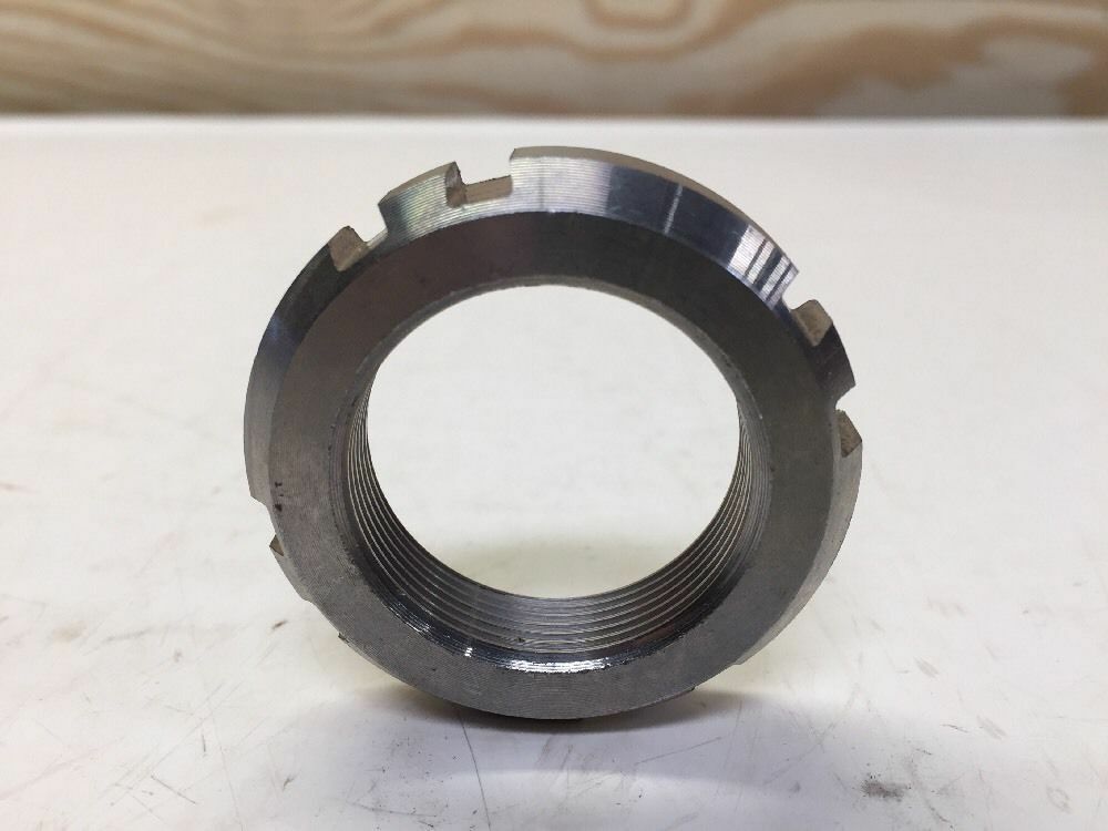 4 each- Nut , Retaining Lock, 8 Slot ; Mil. Hummer ; 2530-01-382-5031 12342680