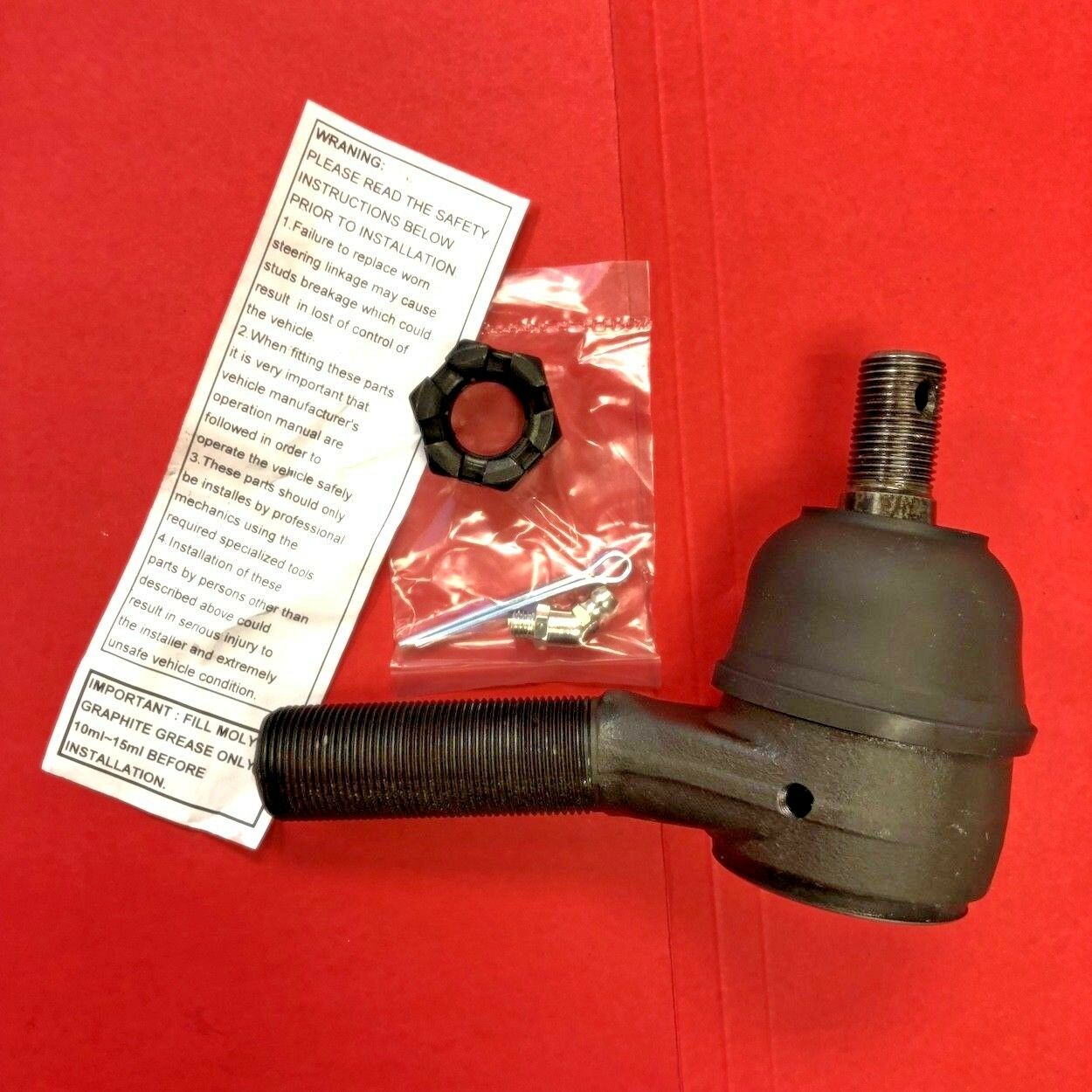LH & RH TIE ROD ENDS (Problem Solver Type) Hummer ; LH 12507025 & RH 12507024