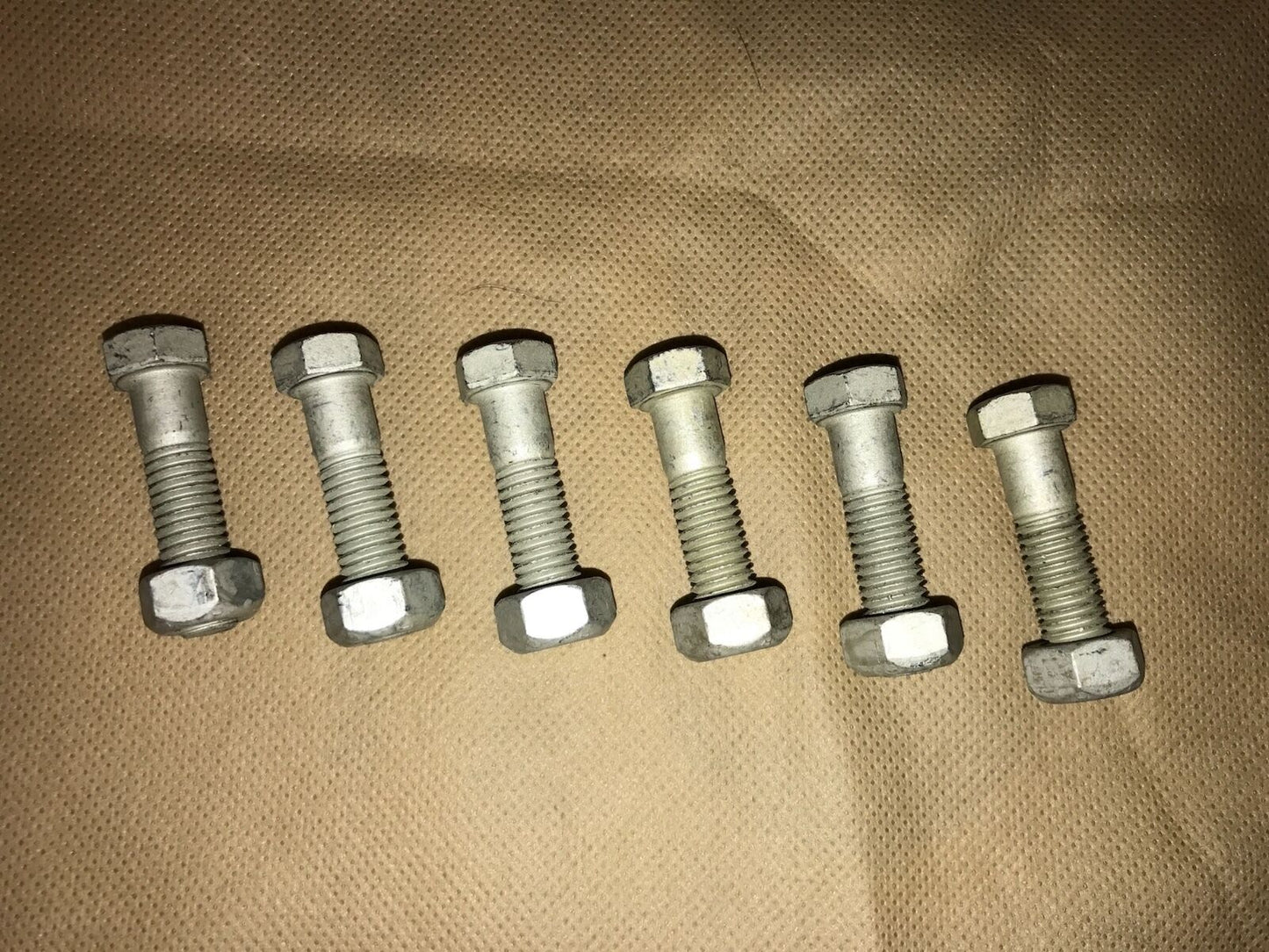 6 each- Bolts and Nuts for Tie/Radius Rod Clamp Loops ; HUMMER ; 9422299 9419079