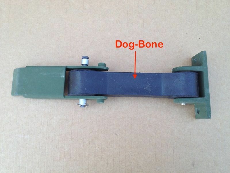 2 each Hood Latch Rubber Dog-Bone; Hummer H1 ; 12338889 2540-01-212-5814 5588169