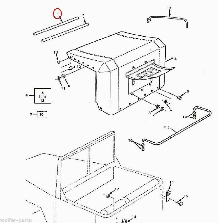 POST , CROSS for M939 soft-top kit ; 12255938 , 2510-01-081-9227
