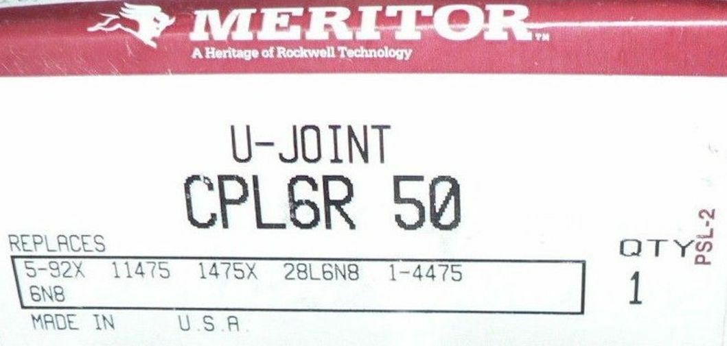 2 each - U-Joint , Steering Column ; Hummer H1 ; CPL6N8 2520-00-352-2168 5744602