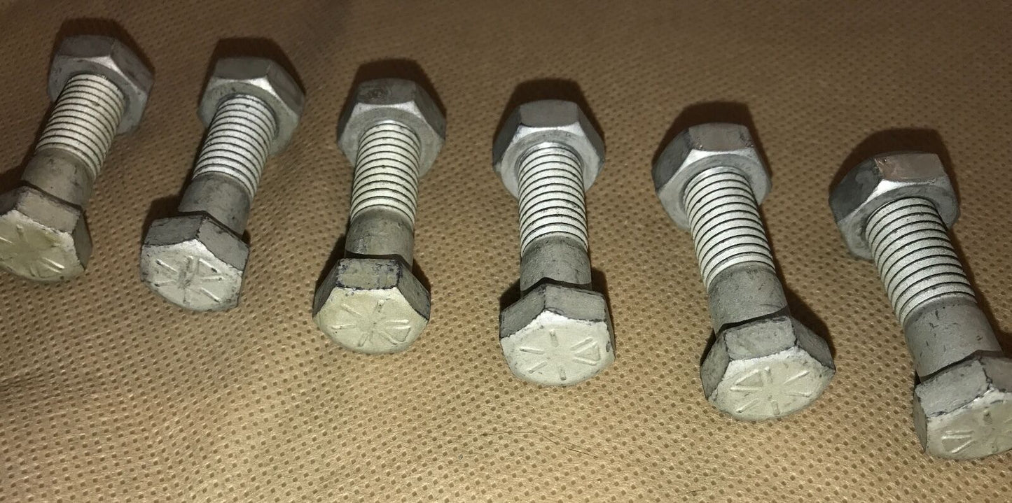 6 each- Bolts and Nuts for Tie/Radius Rod Clamp Loops ; HUMMER ; 9422299 9419079