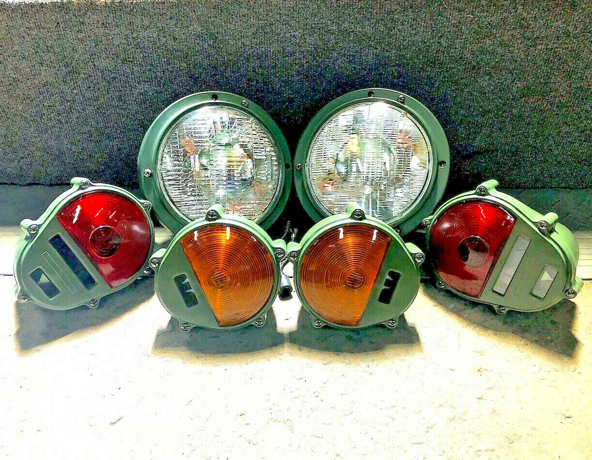 Set of 2 - Headlight Asm., 2 - Taillights, & 2 - Parking Lights M939 M35 M998