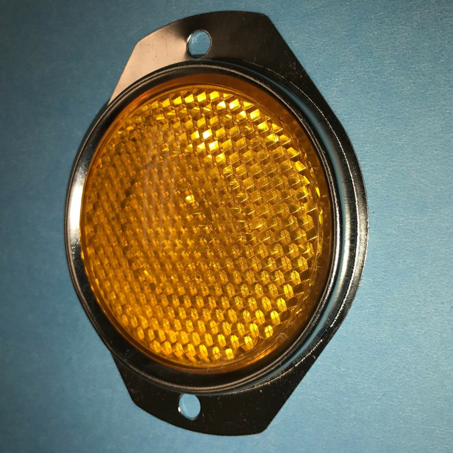 4 each - Reflectors - AMBER ; MIL. HUMMER M998 ; 12342500-2 9905-01-485-2102
