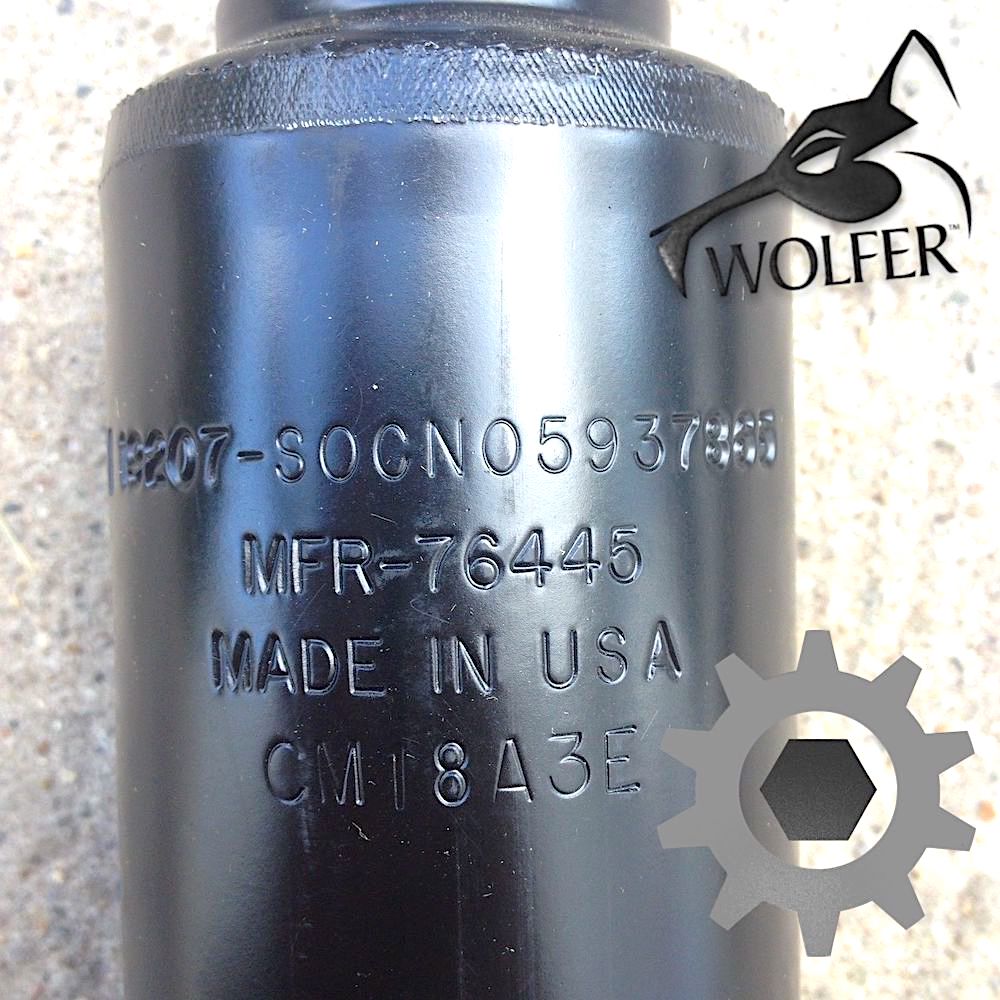 SHOCK ABSORBER , FRONT ; Mil. Hummer H1 ; 5937865 ( HVY - 12,100LB )