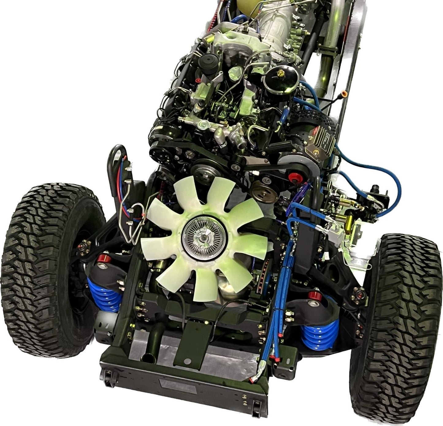 Powered Chassis HMMWV, ECV-M1100 Series, 12k ECV 6.5L Turbo Diesel 4L85E