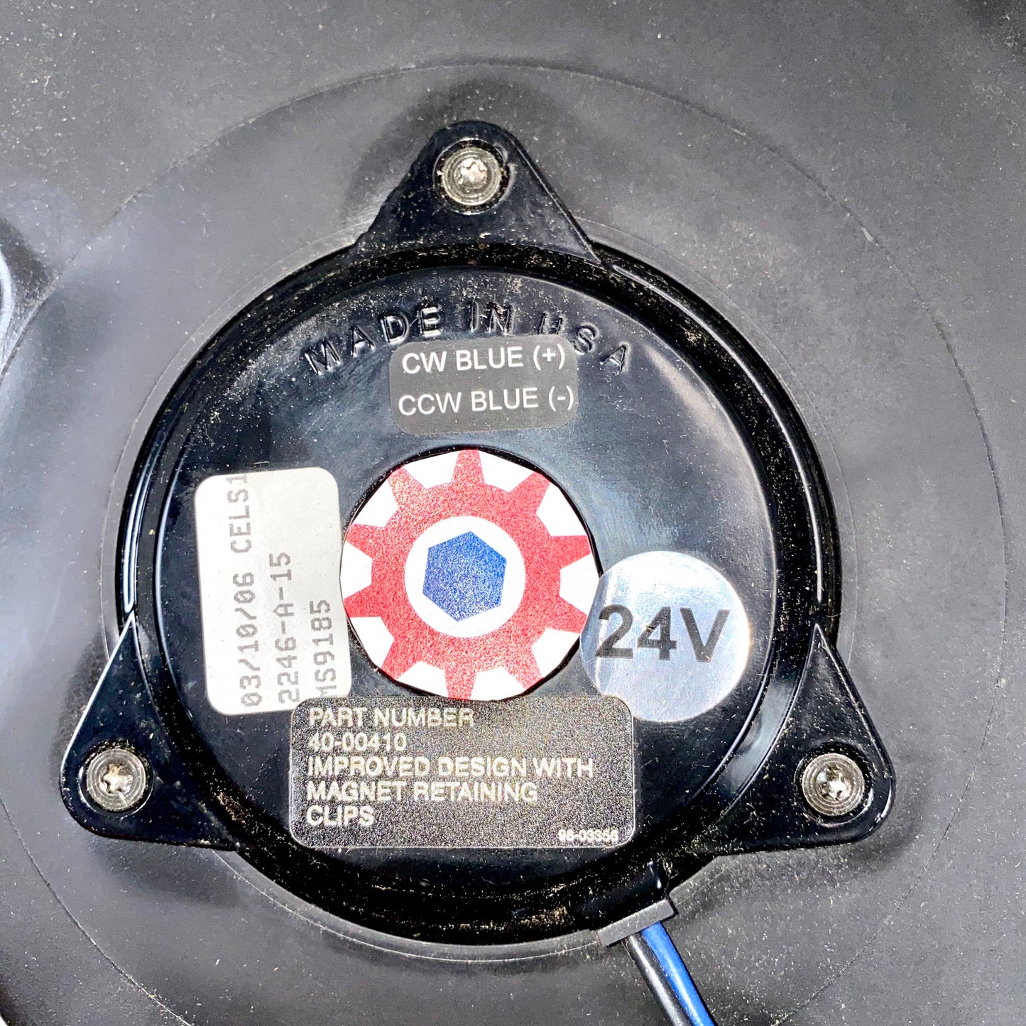 Front Blower w/Motor & Bracket; Humvee M1114 ; 2930-01-421-6760 70-04711 0727651
