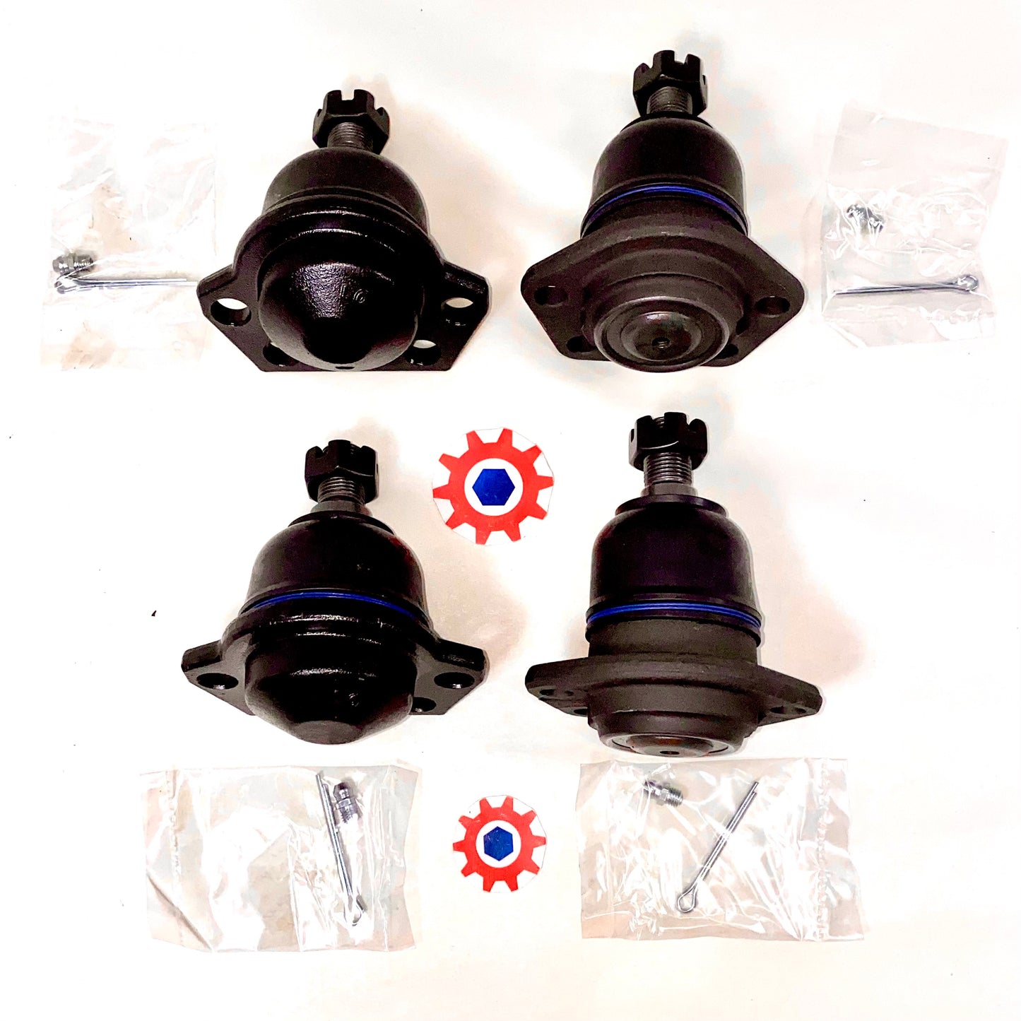 4 each - HD Ball Joints 2 Upper & 2 Lower ; Hummer ECV ; 12506981 + 12506982