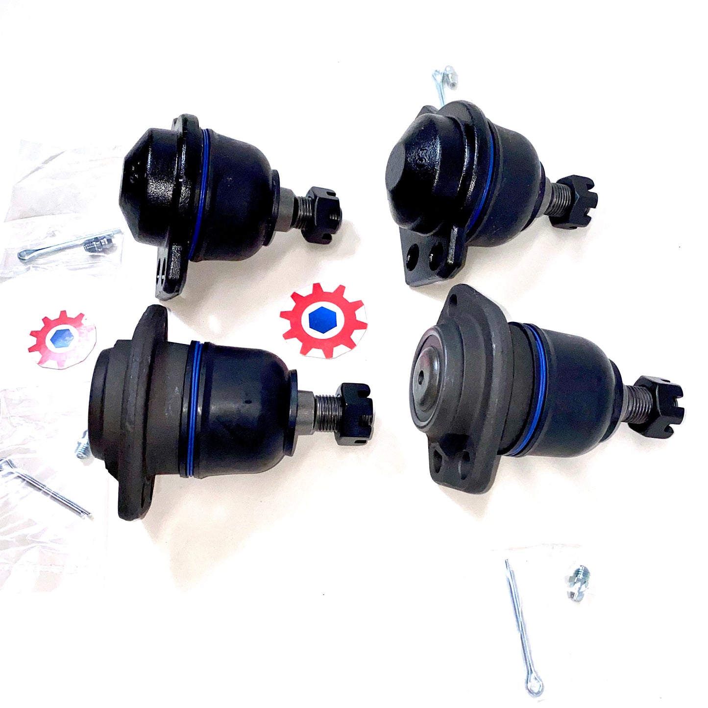 4 each - HD Ball Joints 2 Upper & 2 Lower ; Hummer ECV ; 12506981 + 12506982