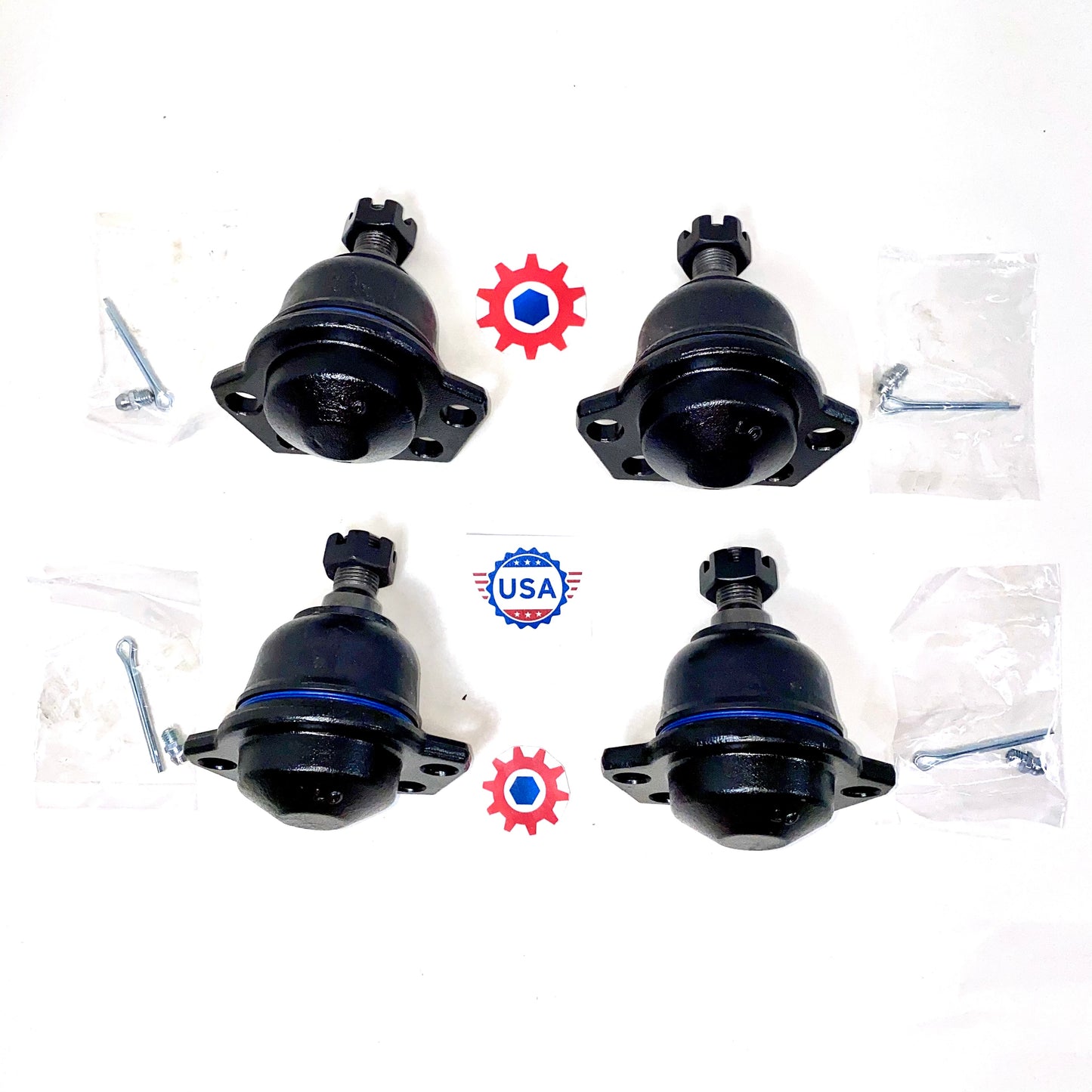 4 each - Lower Set - Ball Joint , 7/16" Holes; ECV Hummer ; 12506981 6030616