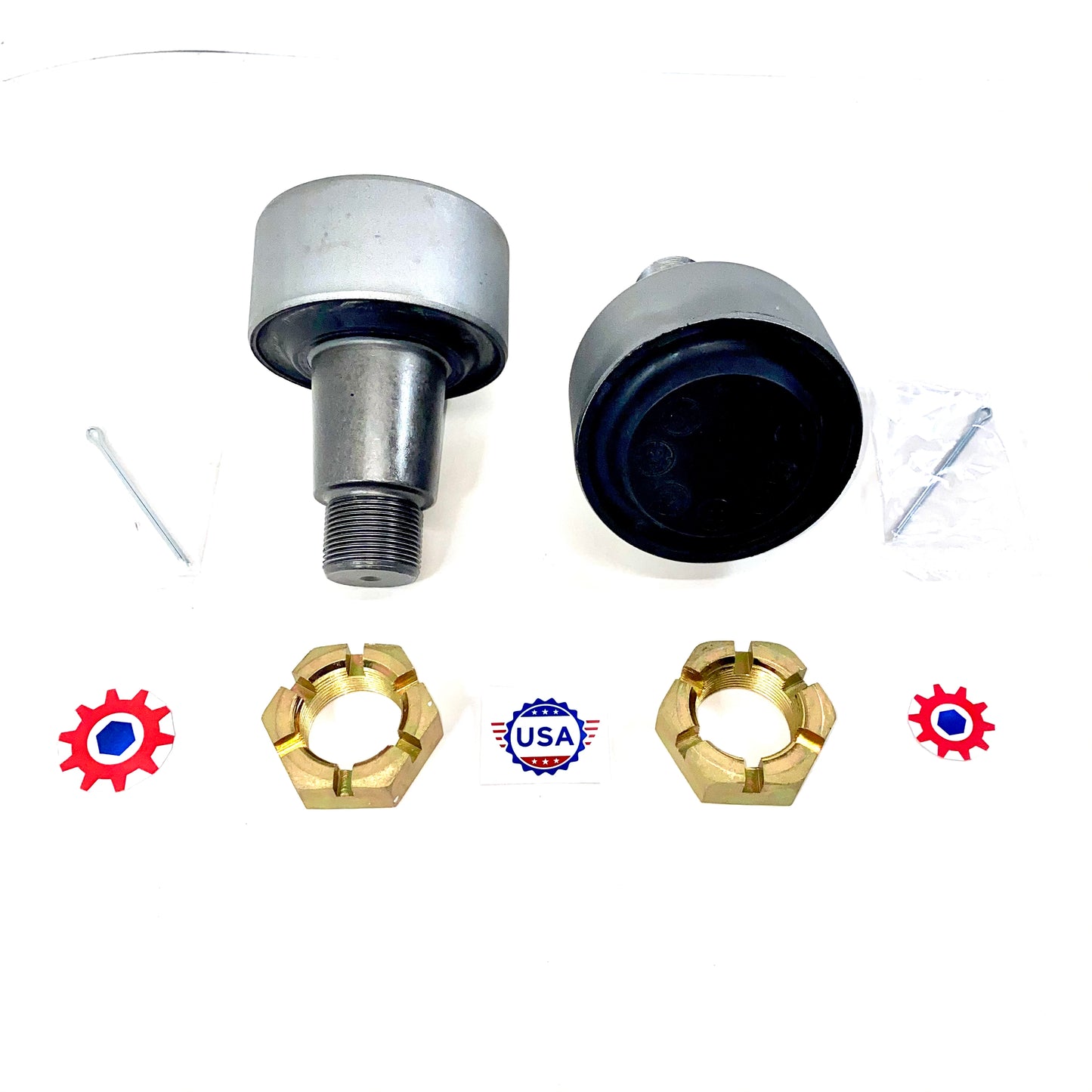 2 each Torque Rod End Insert w/ nuts M939 M800 5TON ; 2530007409620 7979185