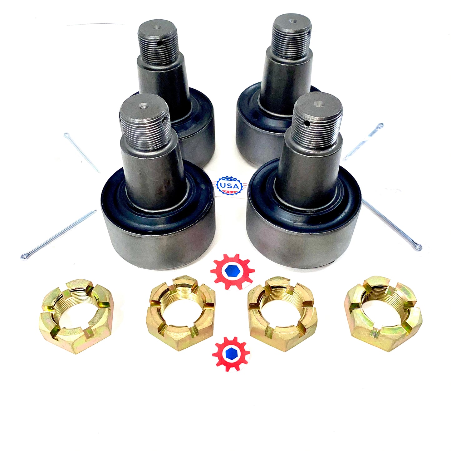 4 each Torque Rod End Insert w/ nuts M939 M800 5TON ; 2530007409620 7979185