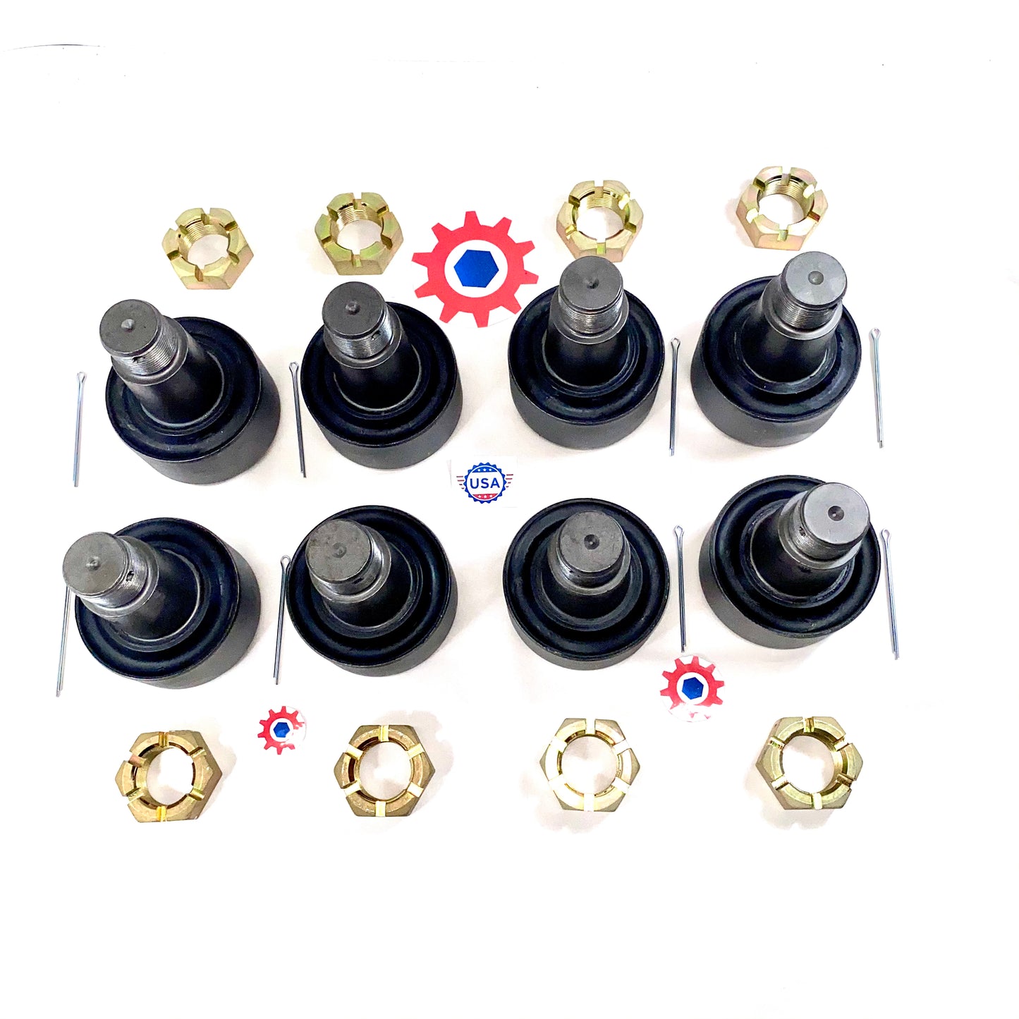 8 each Torque Rod End Insert w/ Nuts M939 M800 5TON ; 2530007409620 7979185