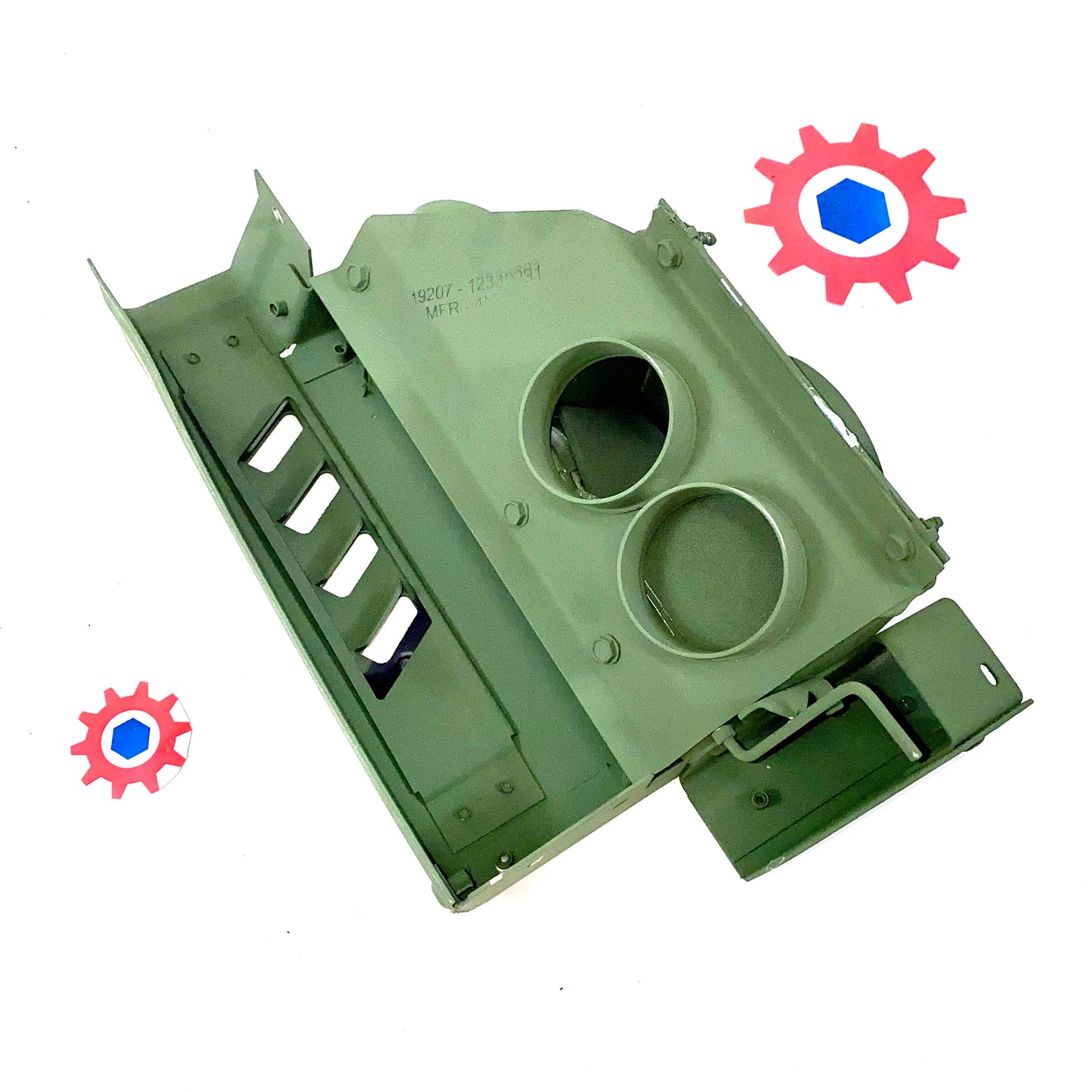 DIVERTER , HEATER AIR ; Mil. Hummer H1 ; 2510-01-184-5497 12339291 5575861