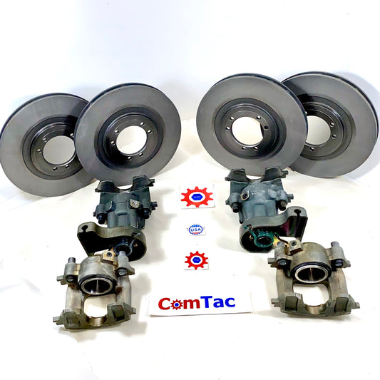 12K Brake Calipers & Vented Rotors Kit *New* Hummer ; Front / Rear / Left / Right