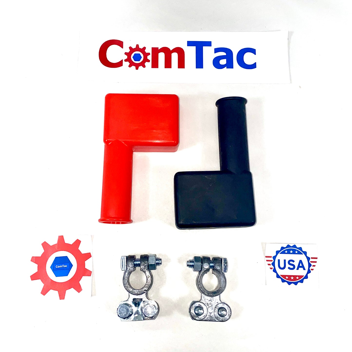 Boot and Battery Terminal Set; M939 Hummer ; 2 ea. 12290948 (B&R) + 2 ea. 00369