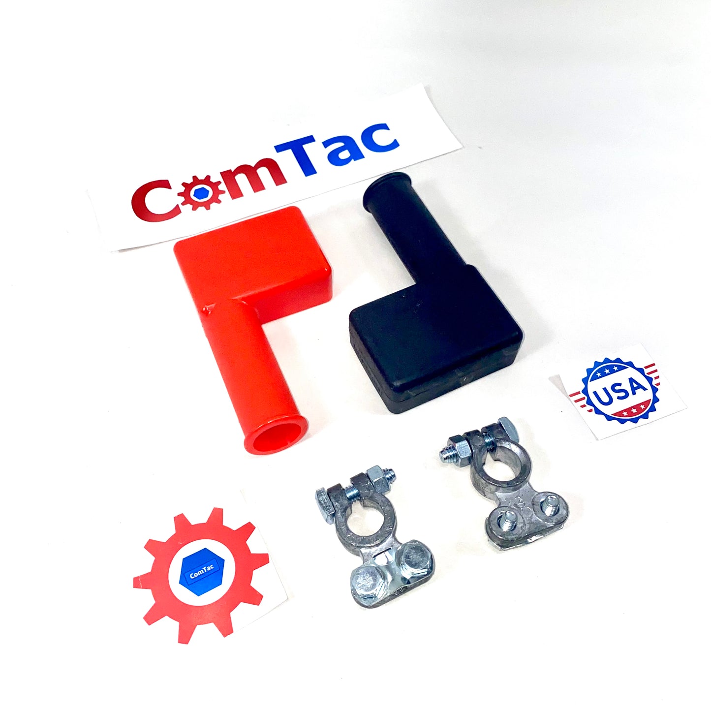 Boot and Battery Terminal Set; M939 Hummer ; 2 ea. 12290948 (B&R) + 2 ea. 00369