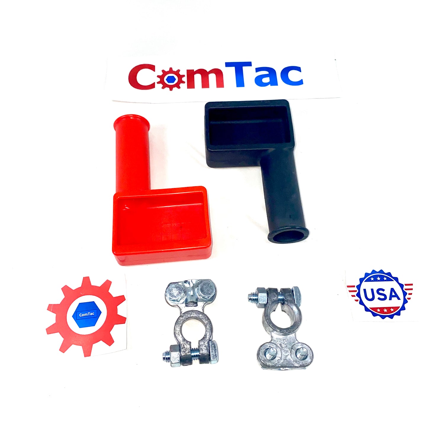 Boot and Battery Terminal Set; M939 Hummer ; 2 ea. 12290948 (B&R) + 2 ea. 00369